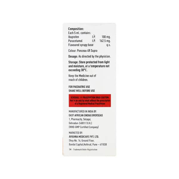 Pinous Mix Fruit Flavour Bottle Of 100Ml Suspension