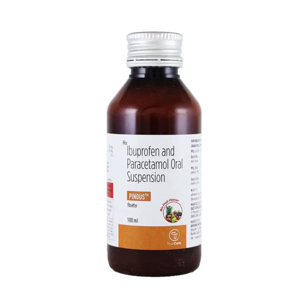 Pinous Mix Fruit Flavour Bottle Of 100Ml Suspension