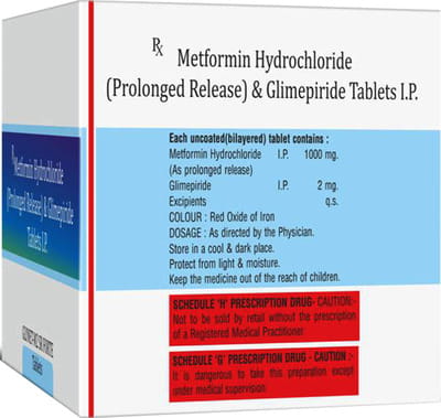 Glynet M 2mg Sr Forte Strip Of 10 Tablets