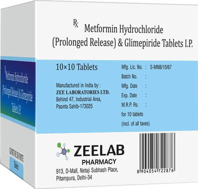 Glynet M 2mg Sr Forte Strip Of 10 Tablets