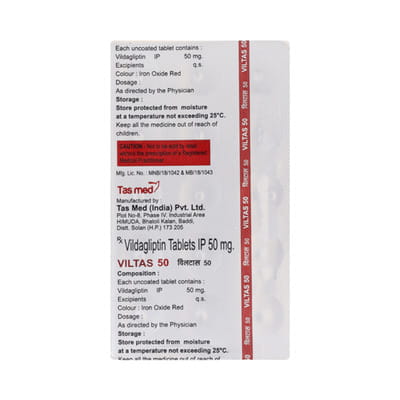 Viltas 50 Strip Of 15 Tablets