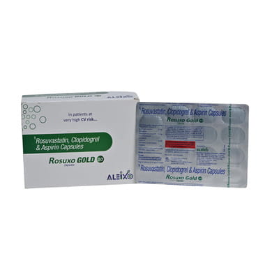 Rosuxo Gold 10mg Strip Of 15 Capsules