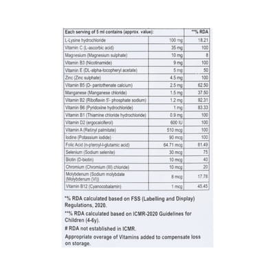 Zac D Mixed Friut Flavour Bottle Of 200ml Syrup
