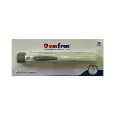 2.4एमएल इंजेक्शन का जेमफ्रैक प्री-फिल्ड पेन (3 का पैक)