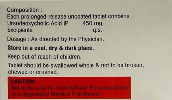 Ursomax 450mg Sr Strip Of 10 Tablets