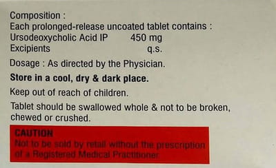Ursomax 450mg Sr Strip Of 10 Tablets