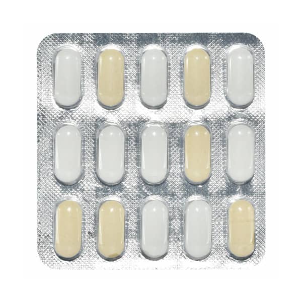 Glimzab M 1/500Mg Strip Of 15 Tablets