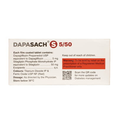 Dapasach S 5/50 Strip Of 10 Tablets