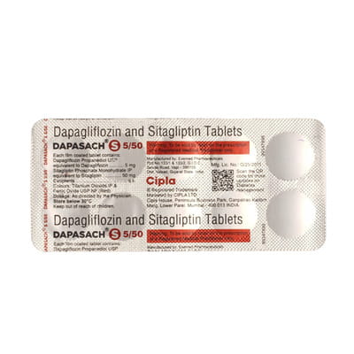Dapasach S 5/50 Strip Of 10 Tablets