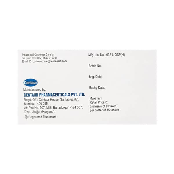 Sinarest Af New Strip Of 15 Tablets