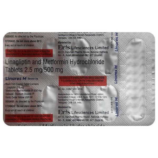 Linares M 2.5/500mg Strip Of 10 Tablets