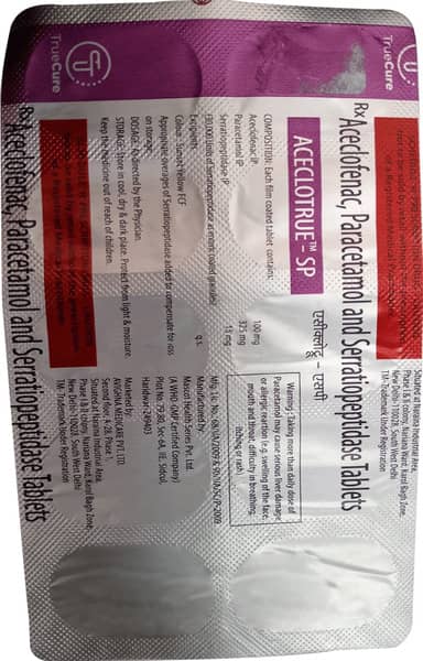 Aceclotrue-SP Tablet