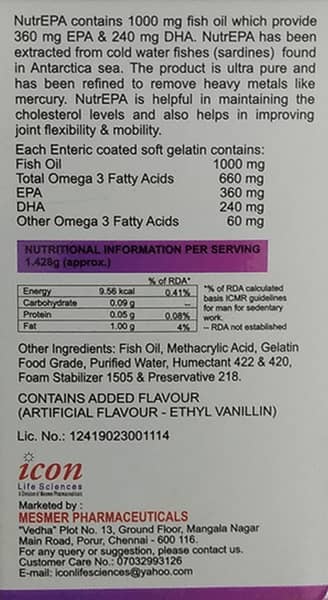 Nutrepa Bottle Of 30 Softgel Capsules