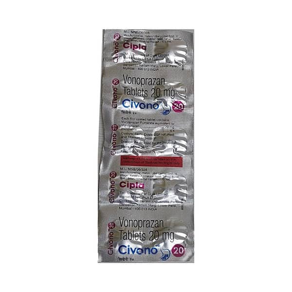 Civono 20mg Strip Of 10 Tablets