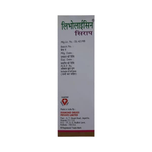 Livolysin Sugar Free Bottle Of 200ml Syrup