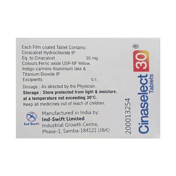 Cinaselect 30Mg Strip Of 10 Tablets