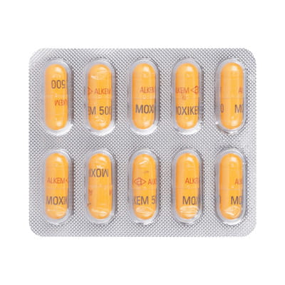 Moxikem 500mg Strip Of 15 Capsules
