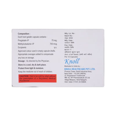 Pregabel M 150mg Strip Of 10 Capsules