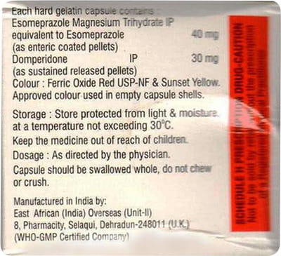 Espra Dsr Strip Of 10 Capsules