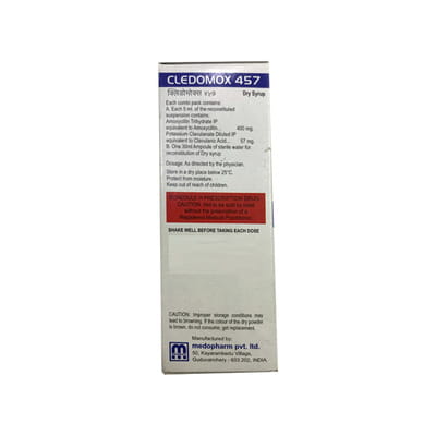 Cledomox 457mg Bottle Of 30ml Dry Syrup