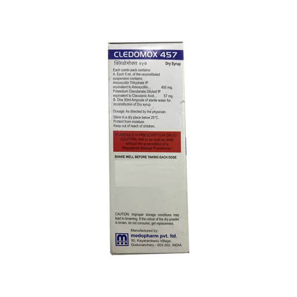 Cledomox 457mg Bottle Of 30ml Dry Syrup