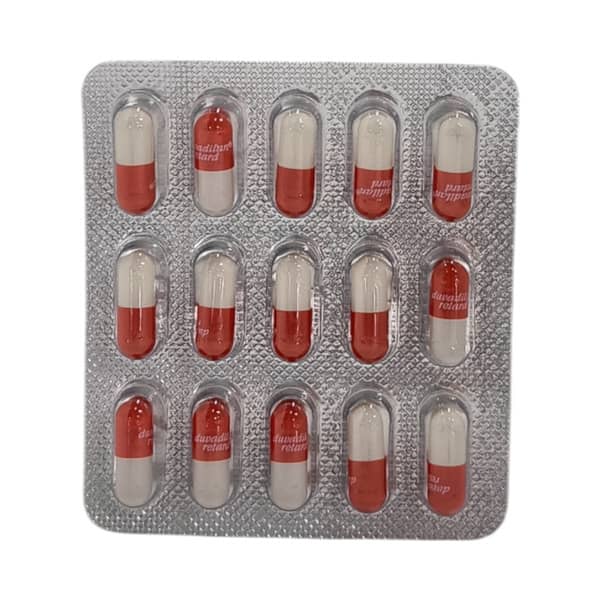 Duvadilan Retard 40mg Strip Of 15 Capsules