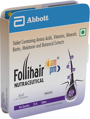 Follihair Ampm Strip Of 20 Tablets