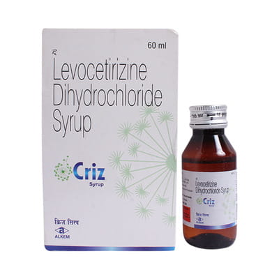 Criz 2.5mg Bottle Of 60ml Syrup