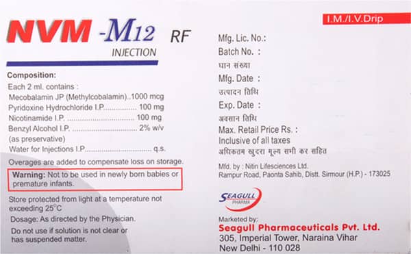 Nvm M12 Injection 2 Ml