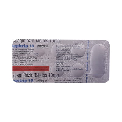 Depitrip 10mg Strip Of 10 Tablets