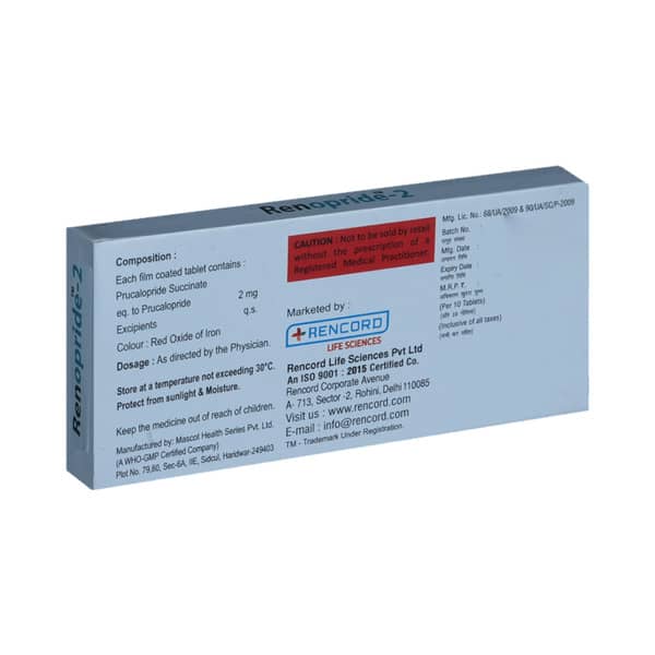 Renopride 2mg Strip Of 10 Tablets