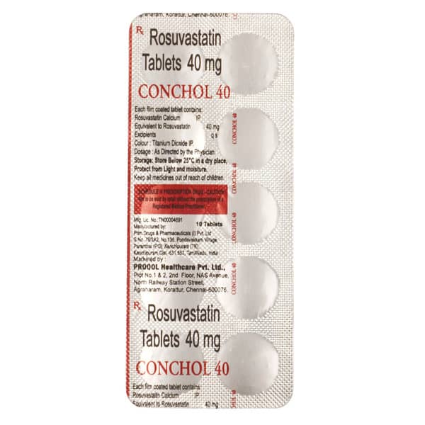 Conchol 40Mg Strip Of 10 Tablets