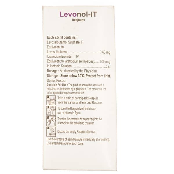 Levonol It 2.5Ml Packet Of 5 Respules