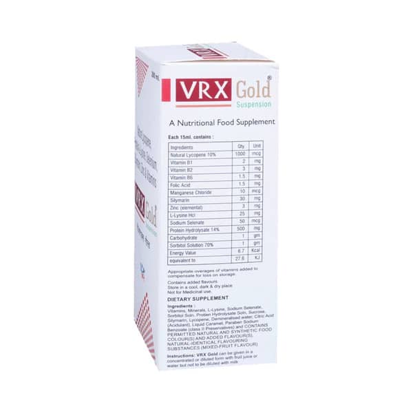 Vrx Gold Bottle Of 200ml Suspension