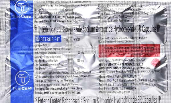 Rabetrue It Strip Of 10 Capsules