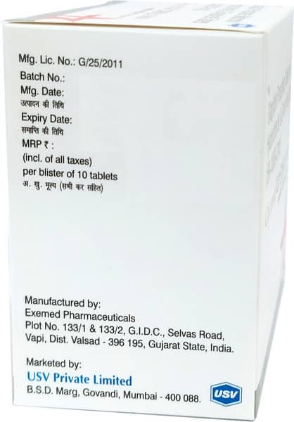 Glycomet Gp Star 2/1000mg Strip Of 10 Tablets