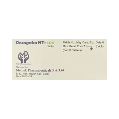 Dexogaba Nt 100mg Strip Of 10 Tablets