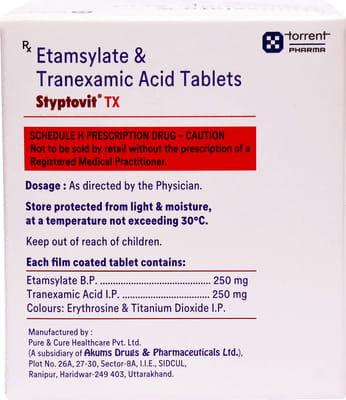 स्टेप्टोविट टीएक्स 10 टैबलेट की स्ट्रिप