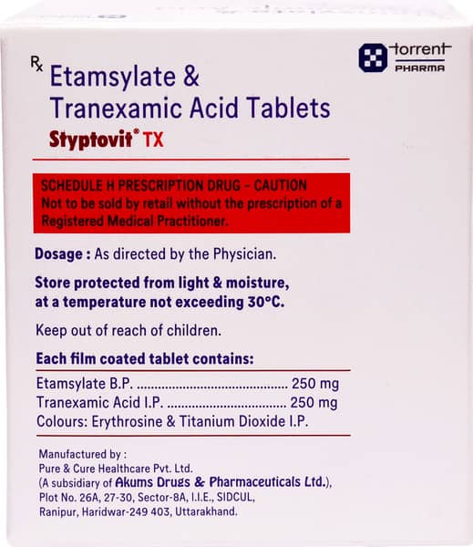 Styptovit Tx Strip Of 10 Tablets