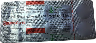 Verifica D 10mg Strip Of 10 Tablets