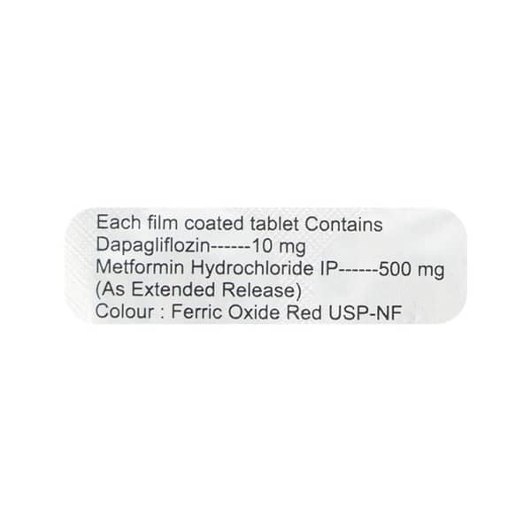 Dapaone M 10/500Mg Strip Of 10 Tablets