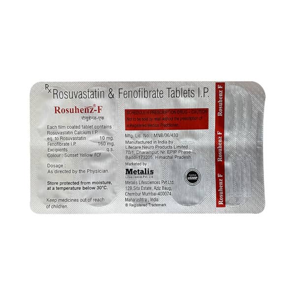 Rosuhenz F Strip Of 10 Tablets