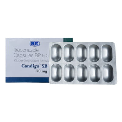Candigo Sb 50mg Strip Of 10 Capsules