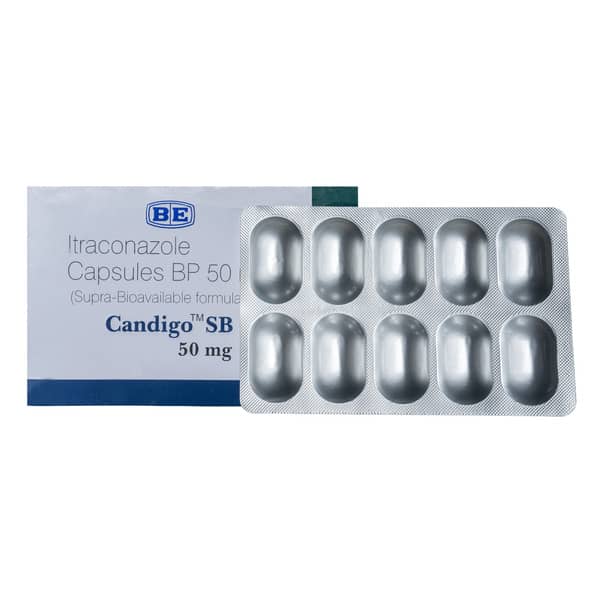 Candigo Sb 50Mg Strip Of 10 Capsules