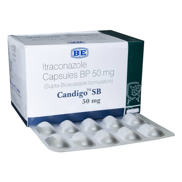 Candigo Sb 50Mg Strip Of 10 Capsules