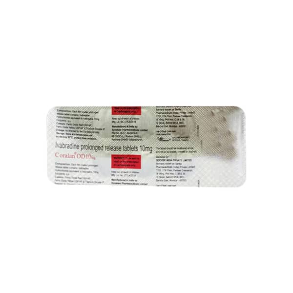 Coralan Od 10Mg Strip Of 10 Tablets
