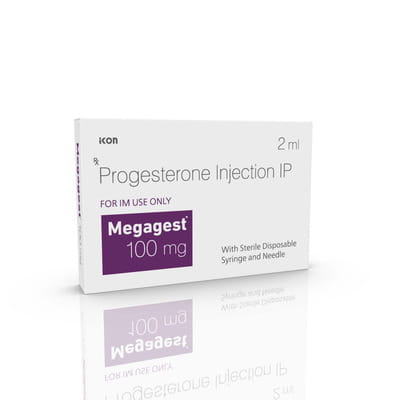 Megagest 100mg Ampoule Of 2ml Injection