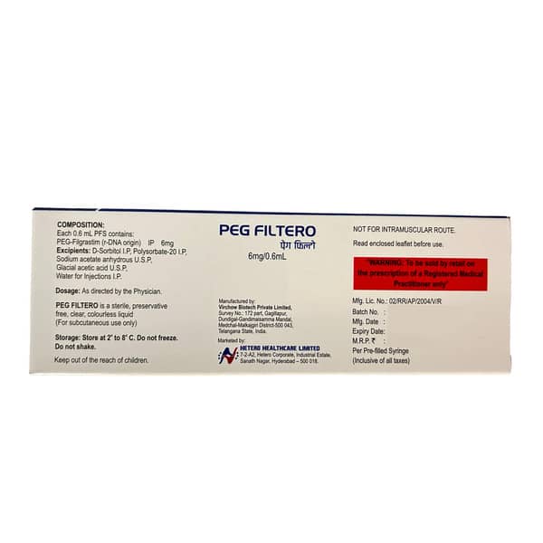 Peg Filtero Injection 1 No's