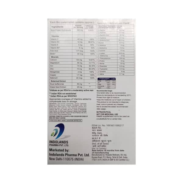 Haircal Strip Of 10 Tablets