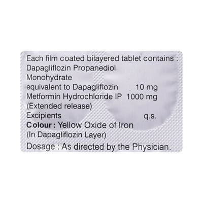 Dapagold M 10/1000mg Strip Of 10 Tablets